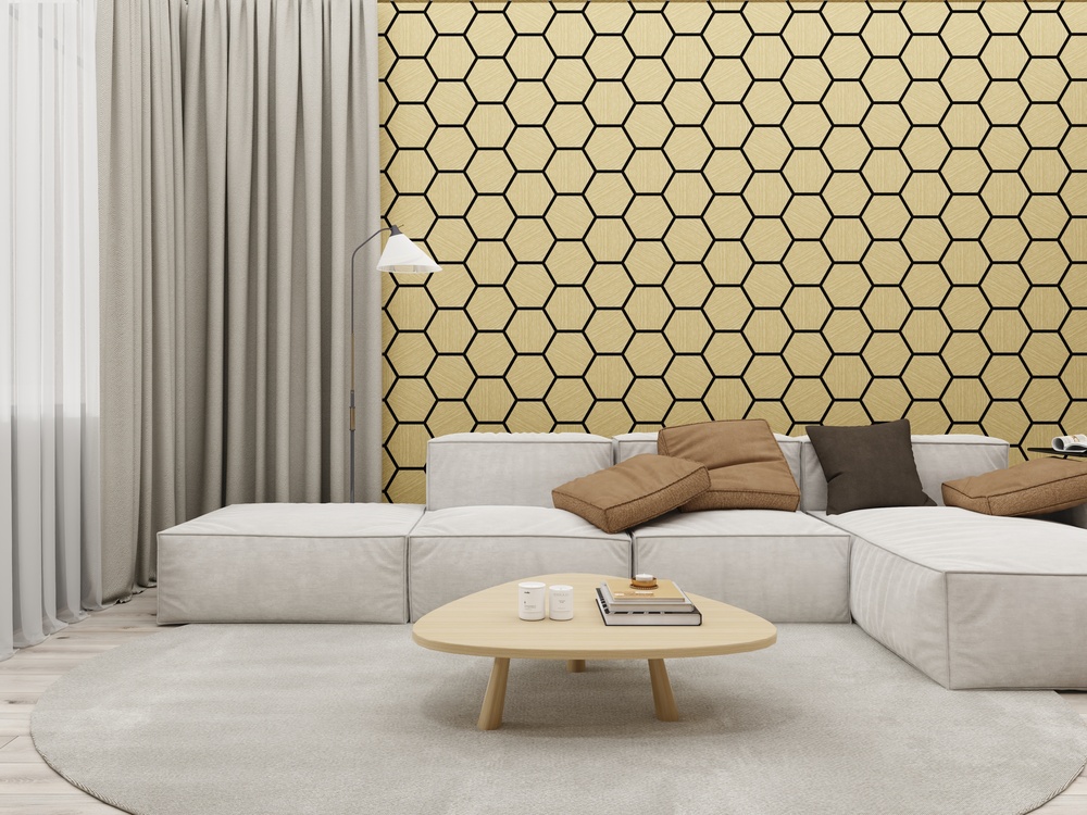 Flexible tambour wall panel